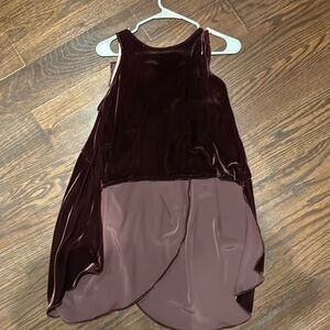 Katharine Kidd velvet tank.